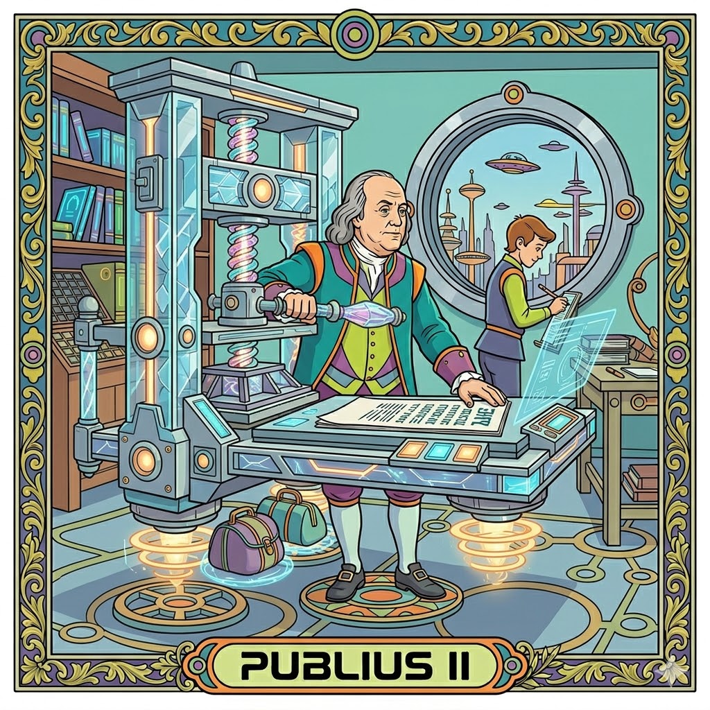 Publius II — a printer at his press